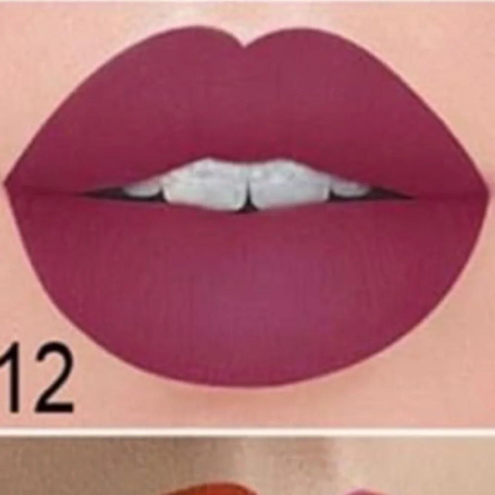 CmaaDu (12) Plum Pink Liquid Matte Lipstick. 24 Hour Lips.  #11 - Picture 3 of 3